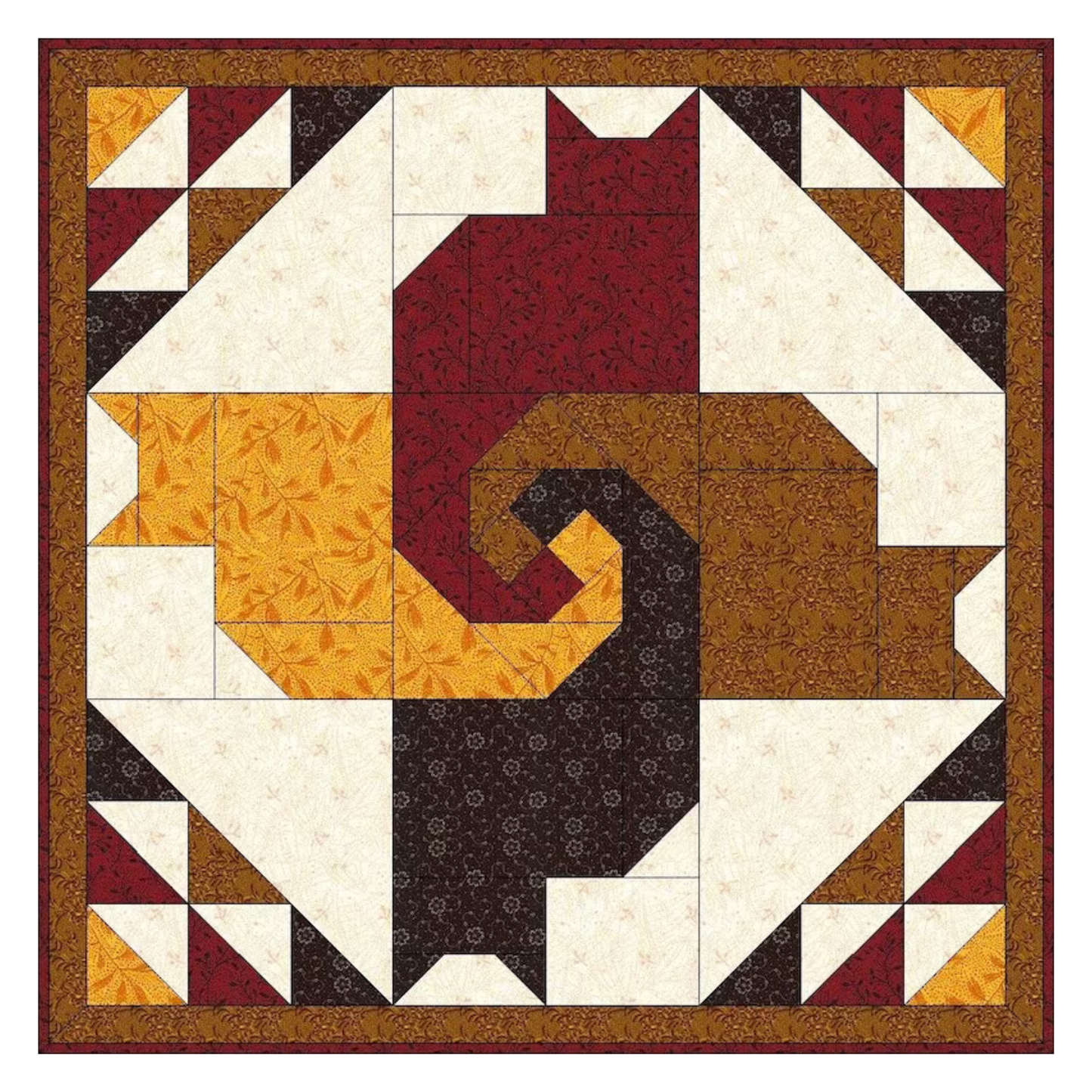 Modern Cat Quilt Pattern PDF
