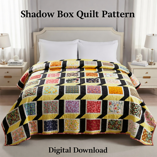 Shadow Box Quilt Pattern