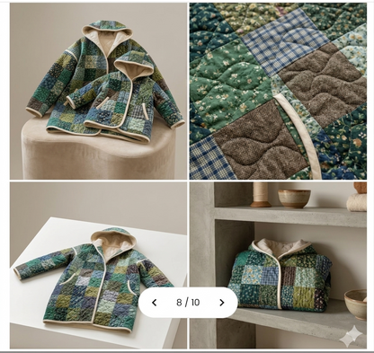 The Artisan Patchwork Quilted Hoodie