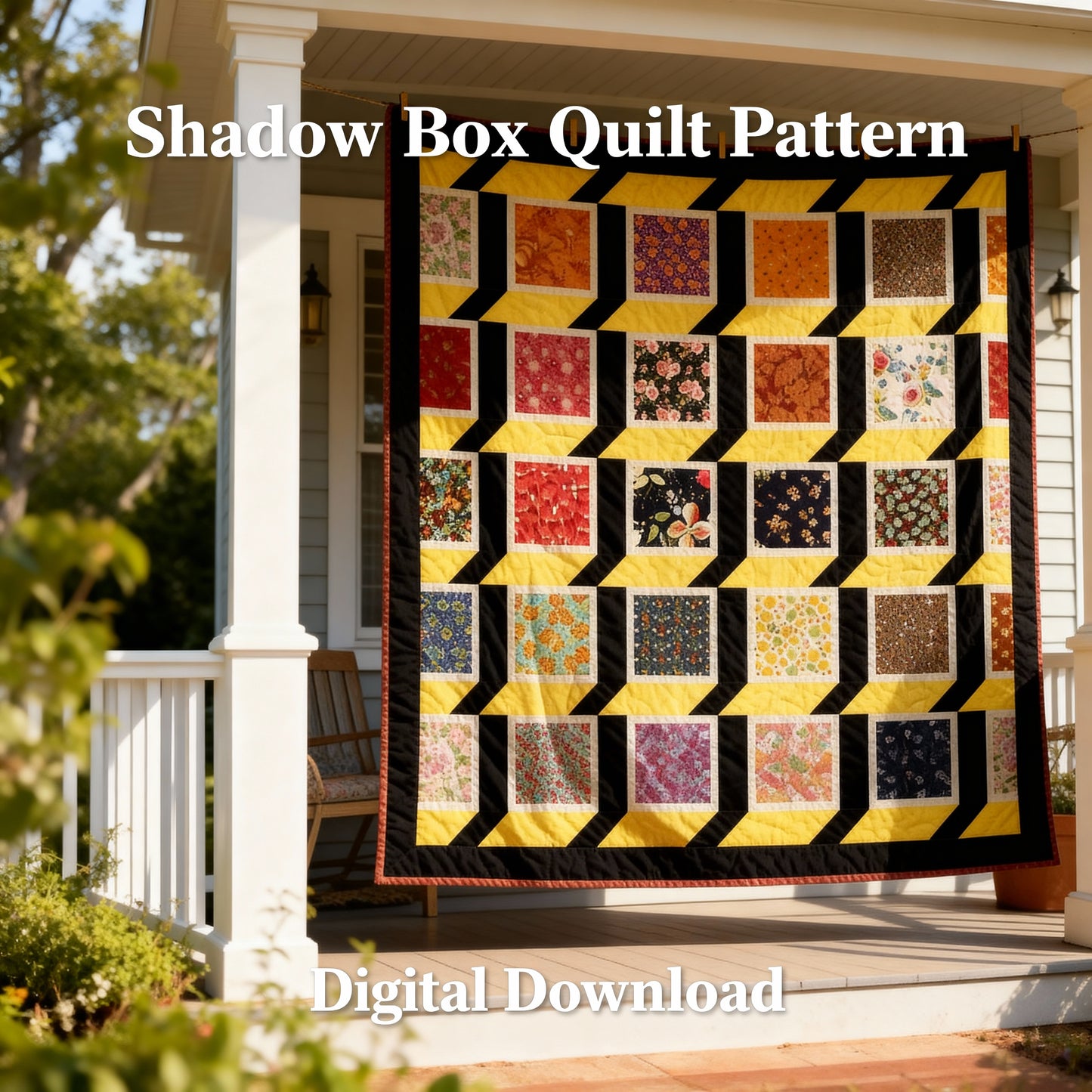 Shadow Box Quilt Pattern
