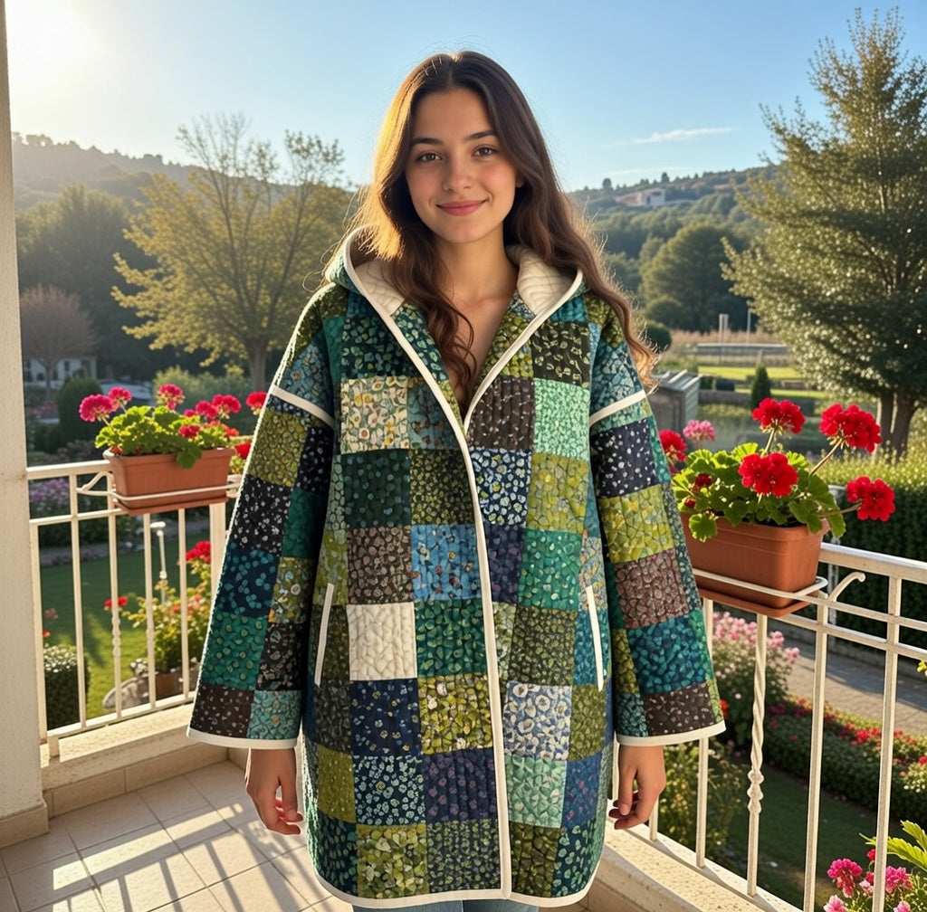 The Artisan Patchwork Quilted Hoodie