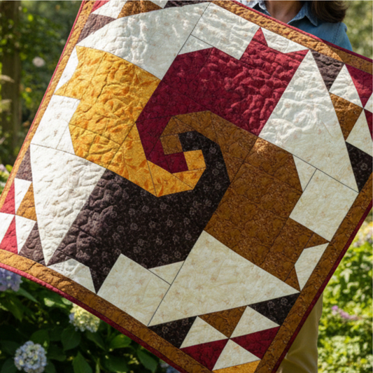 Modern Cat Quilt Pattern PDF