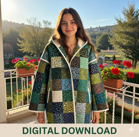 The Artisan Patchwork Quilted Hoodie